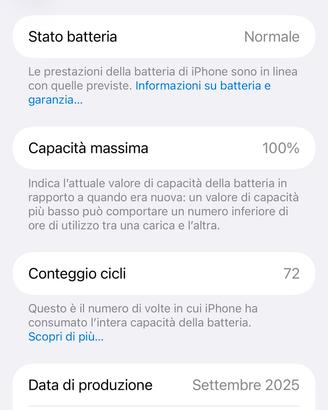 Iphone 17 air  256 gb nero