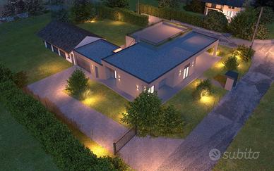 Nuova villa singola, unico livello