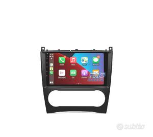 RADIO GPS ANDROID 13 PER MERCEDES CLASSE C W203 CL