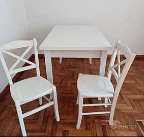 Tavolo legno massello allungabile 
