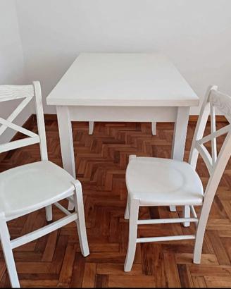 Tavolo legno massello allungabile 