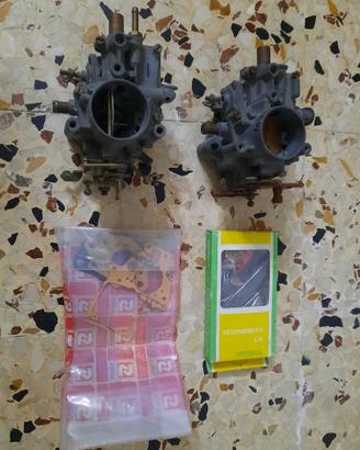 Coppia Carburatori SOLEX 32 SEIA Renault 4 5 6 12