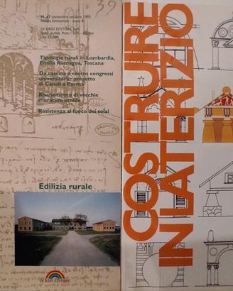 RIVISTE “COSTRUIRE IN LATERIZIO” - ANNI 1991/97