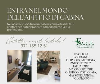 Cabine estetico/sanitarie