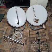 2 Parabole +2 antenne 