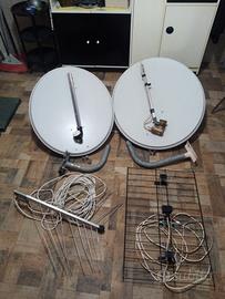 2 Parabole +2 antenne 