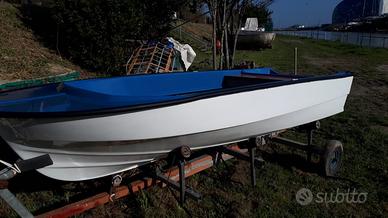 Barca 3,6m motore 6cv