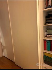 Armadio due ante con libreria