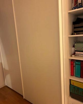 Armadio due ante con libreria