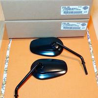 specchietti neri stelo lungo per Harley Davidson 