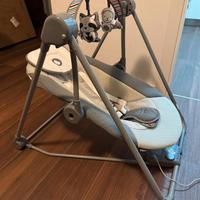 Sdraietta dondolo elettrica per neonato