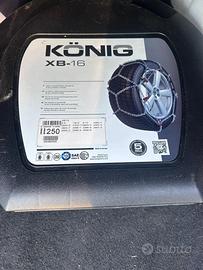 Catene da neve KÖNIG XB-16 – misura 250 (NUOVE)