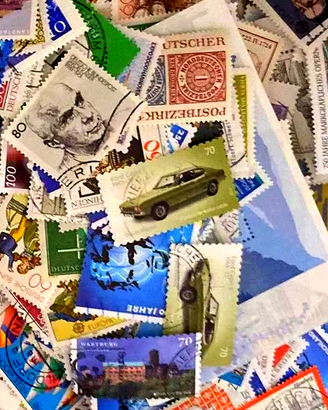 1 KG francobolli tematici commemorativi germania