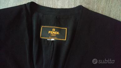 FENDI giacca primaverile nera tg.42