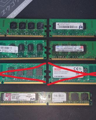5 Banchi RAM DDR2