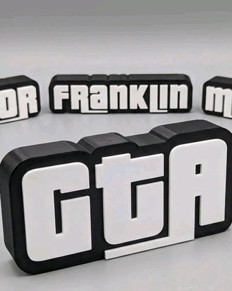 GTA Font - Scritta Personalizzata 