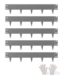 Bordatura in Acciaio Metallo Antiruggine Giardino