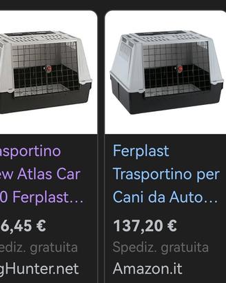 trasportino per cani
