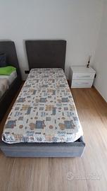 Letto singolo con materasso Memory 