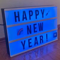 light box - lavagna luminosa con lettere