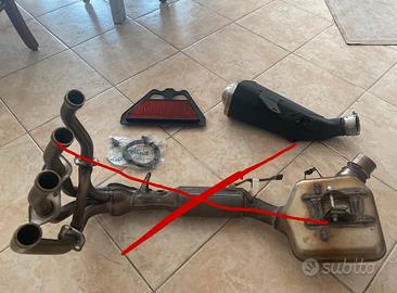 Scarico e  Filtro ORIGINALI per Kawasaki Z900 2024