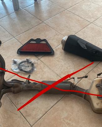 Scarico e  Filtro ORIGINALI per Kawasaki Z900 2024