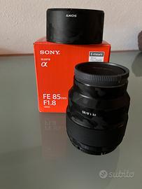 Sony fe 85mm 1.8 obbiettivo
