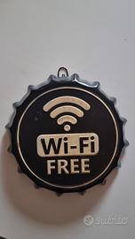 free WiFi cartello