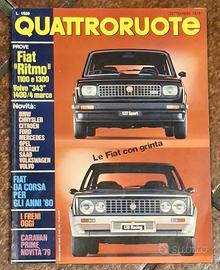 QUATTRORUOTE – Nr. 274 Settembre 1978 (originale)
