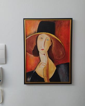 Falso d'autore di Modigliani olio su tela