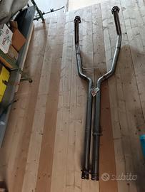 scarico downpipe Maserati 3200 + barra