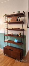Libreria WATFORD La Redoute in acciaio e noce
