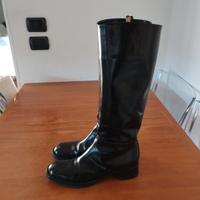 Stivale in pelle nero PRADA