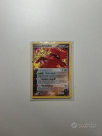 Pokemon Groudon Holo 25. Anniversario