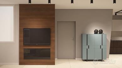 Ampio appartamento con giardino