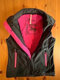 Gilet U-Power donna blu e fucsia taglia S