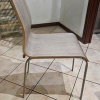 sedie  rovere grigio