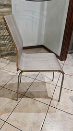 sedie  rovere grigio