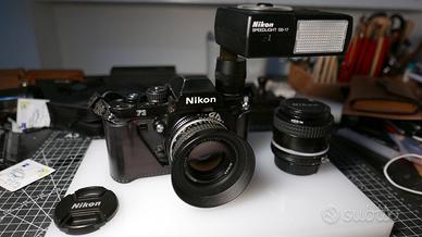Nikon f3➕ai 35 F2➕ais 50 F 1.4➕Nikon SB-17