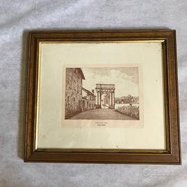 Quadro Litografia "Belluno Porta Feltre" n°4a