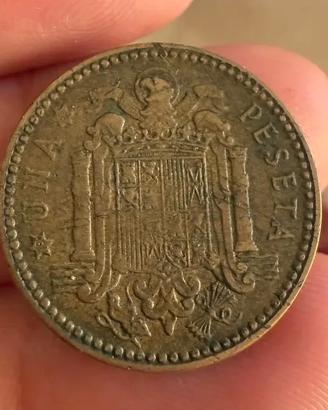 Spagna - 1 Peseta 1953 "Francisco Franco"