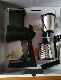 GRATTUGIA A MANOVELLA GEFU 3 RULLI INOX nuova