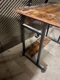 Scrivania computer stanza studio legno