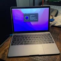 MacBook (Retina, 12 pollici, inizio 2016) Argento