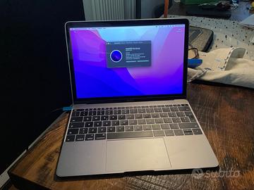MacBook (Retina, 12 pollici, inizio 2016) Argento