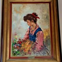 Olio su tela del Maestro Franco Rispoli del 1961