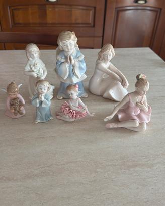 Statuette in porcellana Royal Class e altre