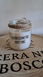 set 3 candele con frase motivazionale