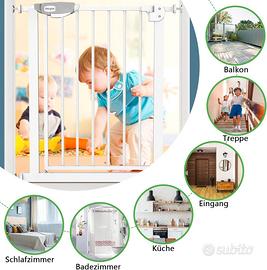 Cancelletto Sicurezza UISEBRT 105-115cm Bianco