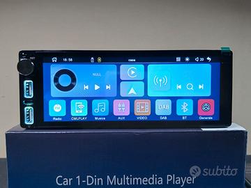 RADIO DAB+ CON SCHERMO 6,86" 1 DIN WIRELESS